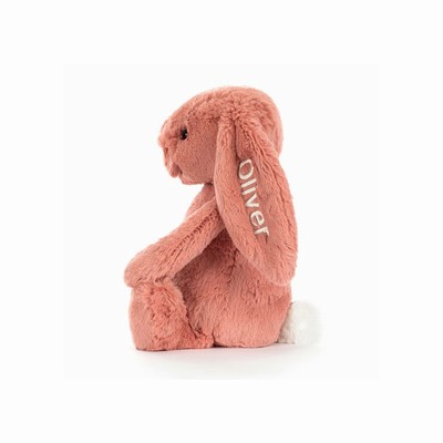 Jellycat Bashful Sorrel Bunny Medium USA | 16049KDUH